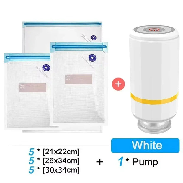 Mini Vacuum Sealer USB Electric Air Pump Sealer Plastic Bags Handheld Vacuum Sealing Machine Packaging Packer Home Appliance