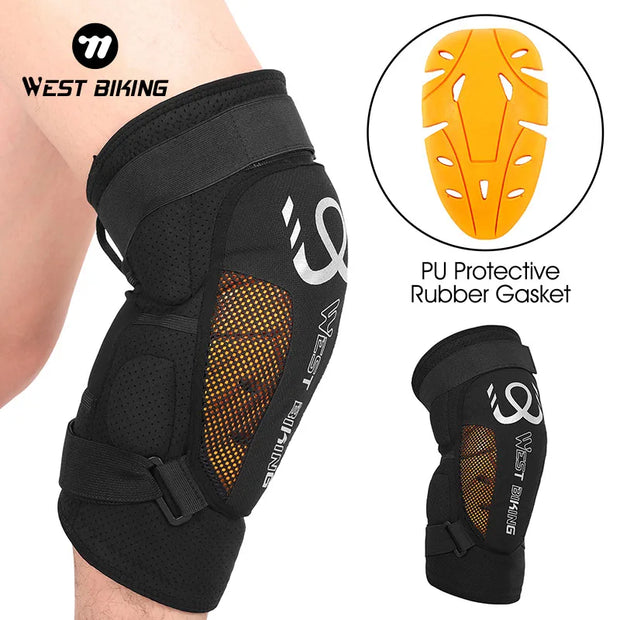 WEST BIKING Cycling Knee Pads Compression Knee Support Sleeve Outdoor Sports Protector Bicycle Basketball Run Fitness Equipment