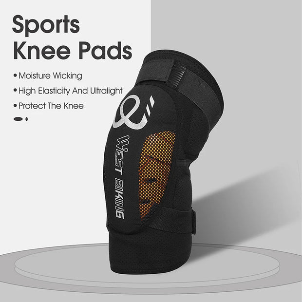 WEST BIKING Cycling Knee Pads Compression Knee Support Sleeve Outdoor Sports Protector Bicycle Basketball Run Fitness Equipment