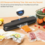 Vacuum Sealer Food Vacuum Packaging Machine Small Vacuum Sealer Machine With Free 50pcs Vacuum Bags Plastic Bags Sealer