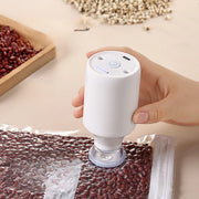 Handheld Food Vacuum Pump Electric Vacuum Sealer Reusable Vacuum Fresh-Keeping Food Storage Bags Portable Charging Kitchen Tools