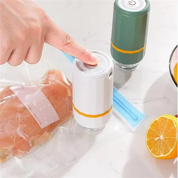 Mini Vacuum Sealer USB Electric Air Pump Sealer Plastic Bags Handheld Vacuum Sealing Machine Packaging Packer Home Appliance