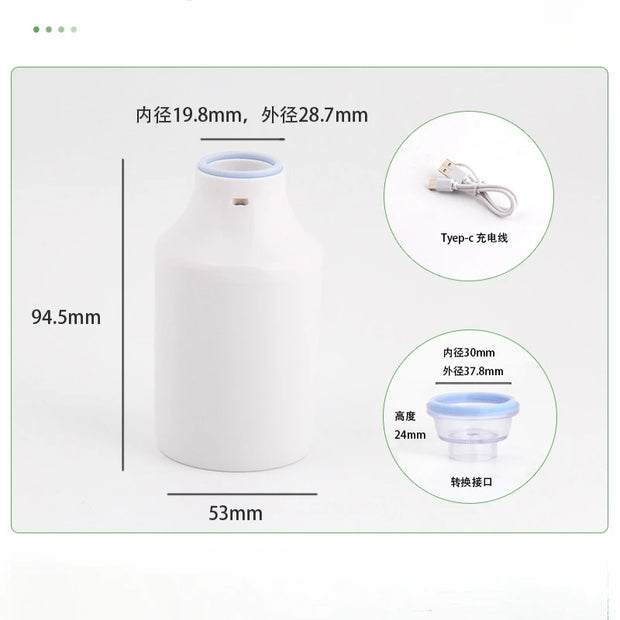 Handheld Food Vacuum Pump Electric Vacuum Sealer Reusable Vacuum Fresh-Keeping Food Storage Bags Portable Charging Kitchen Tools