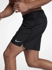 Nike Men's Quick Dry Running Equipment Fitness Fashion Sports With Lined Casual Black Shorts 856837-011