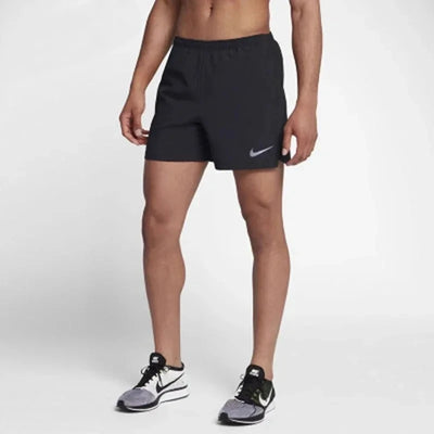 Nike Men's Quick Dry Running Equipment Fitness Fashion Sports With Lined Casual Black Shorts 856837-011